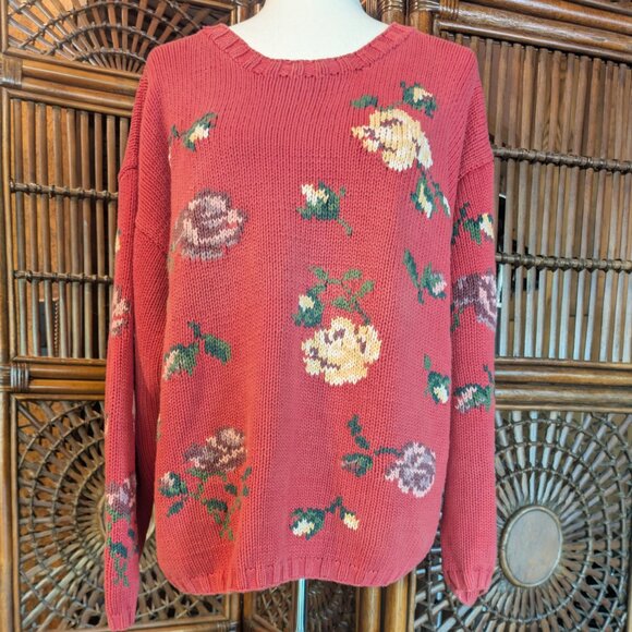 Eddie Bauer Sweaters - EDDIE BAUER - Sweater - Cotton - VTG - XL